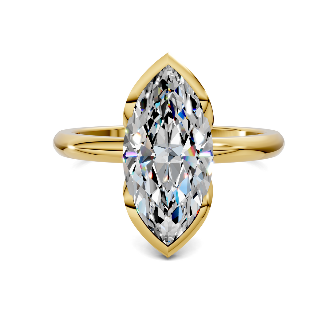 Shayla Half Bezel Ring Setting