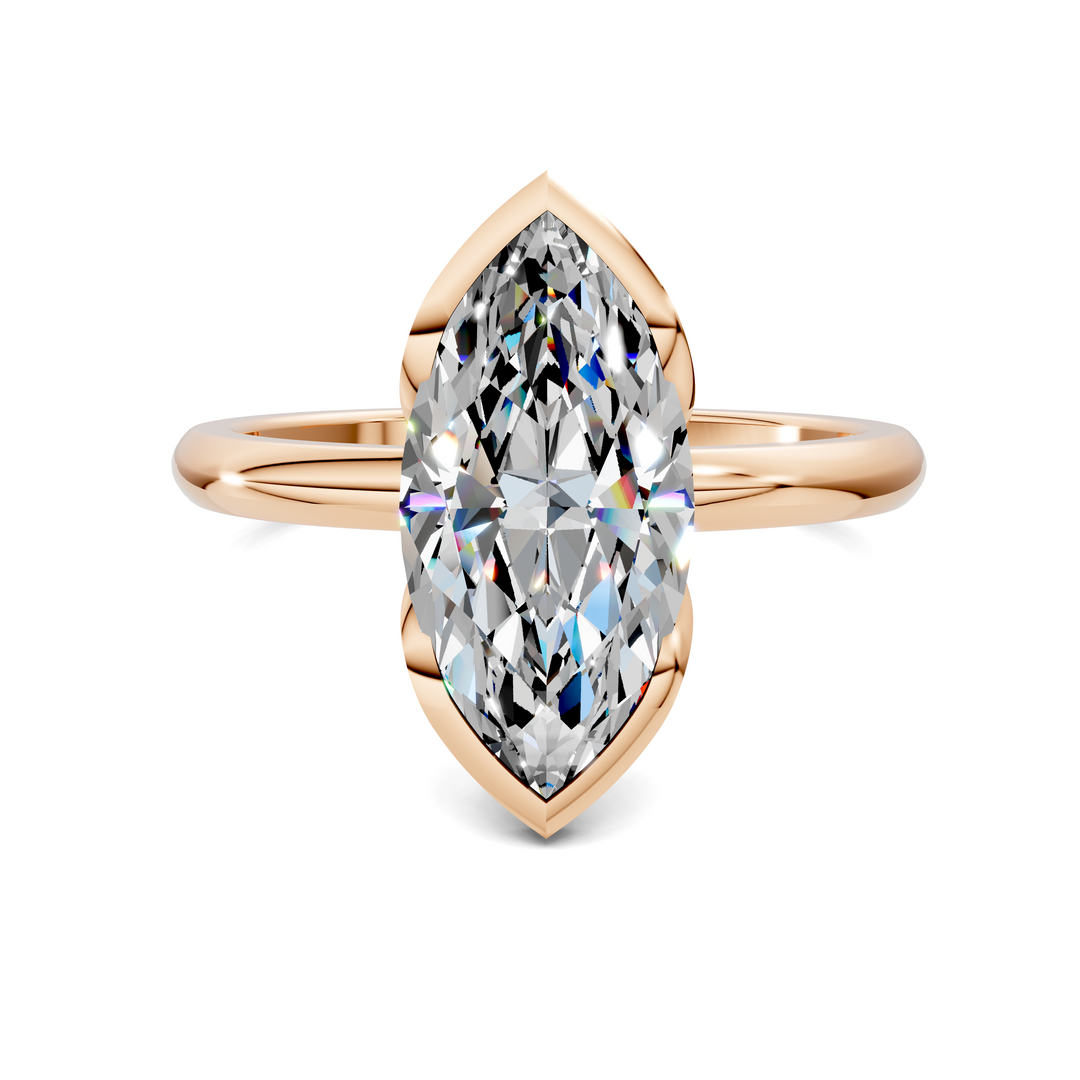 Shayla Half Bezel Ring Setting