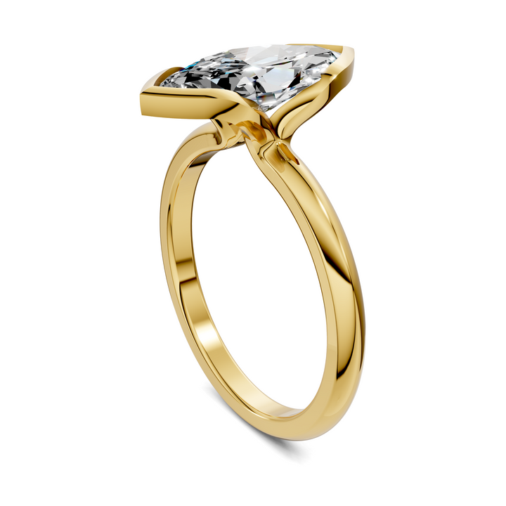 Shayla Half Bezel Ring Setting