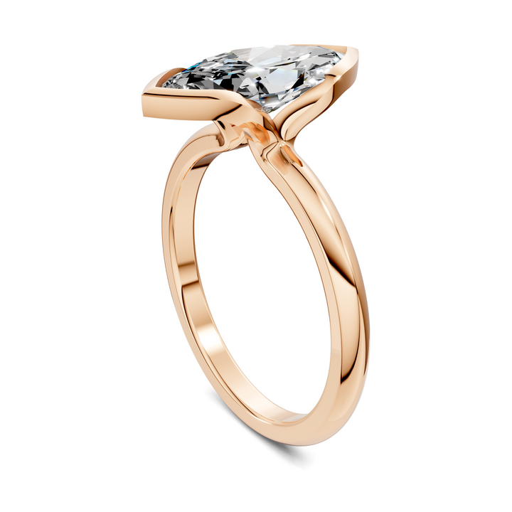 Shayla Half Bezel Ring