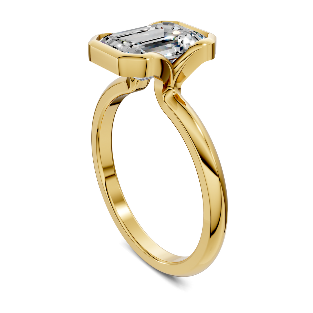 Shayla Half Bezel Ring Setting