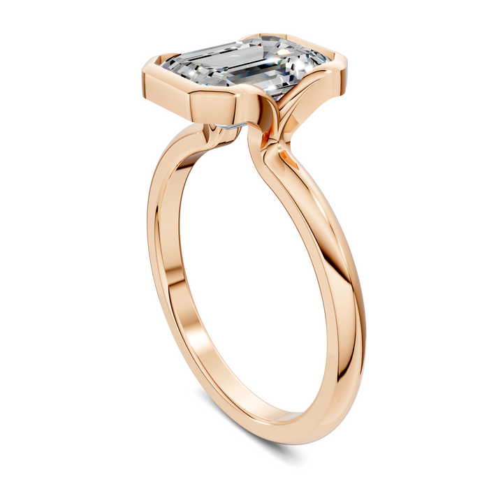 Shayla Half Bezel Ring Setting