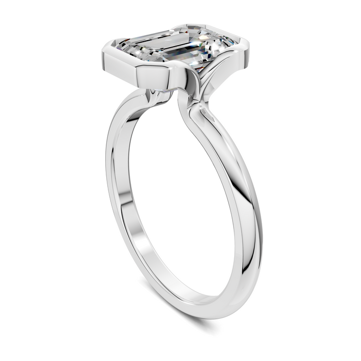 Shayla Half Bezel Ring Setting
