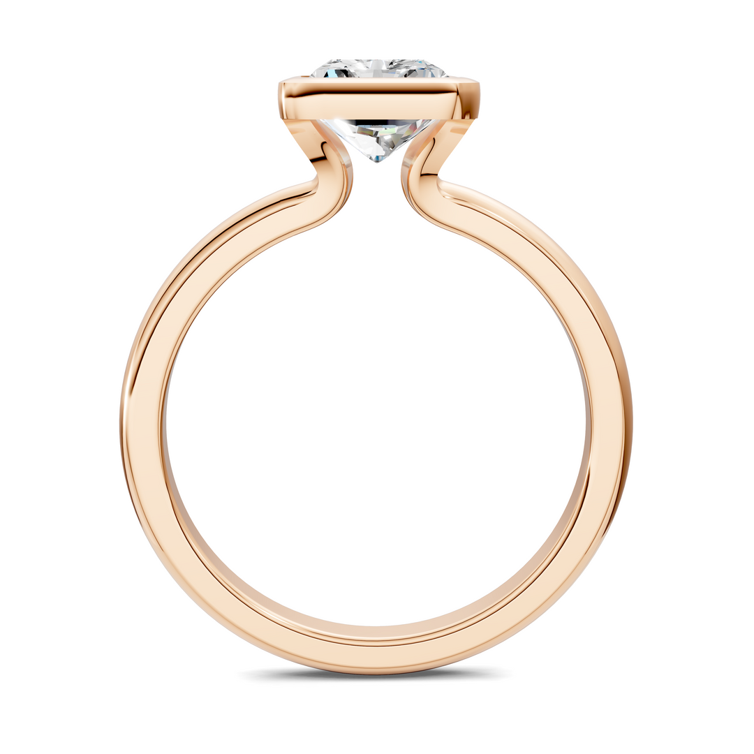 Shayla Half Bezel Ring Setting