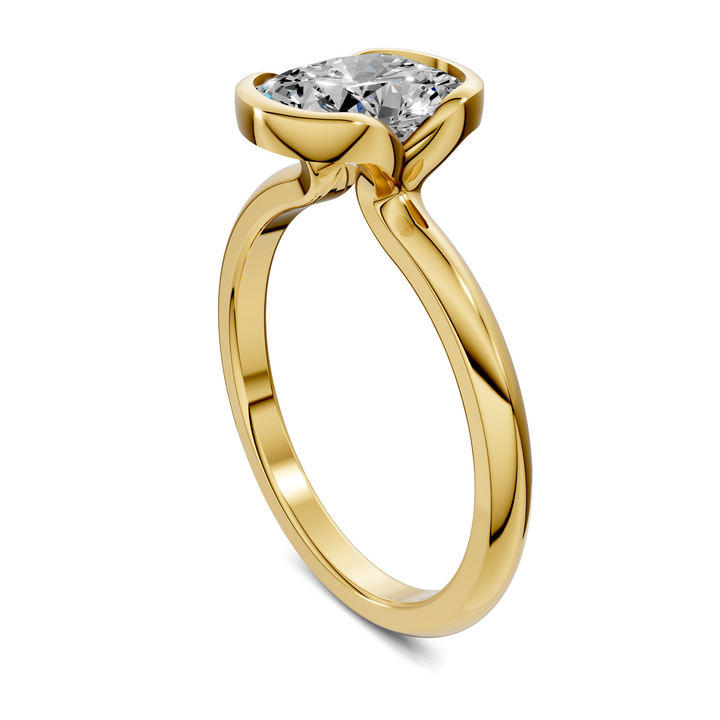 Shayla Half Bezel Ring Setting