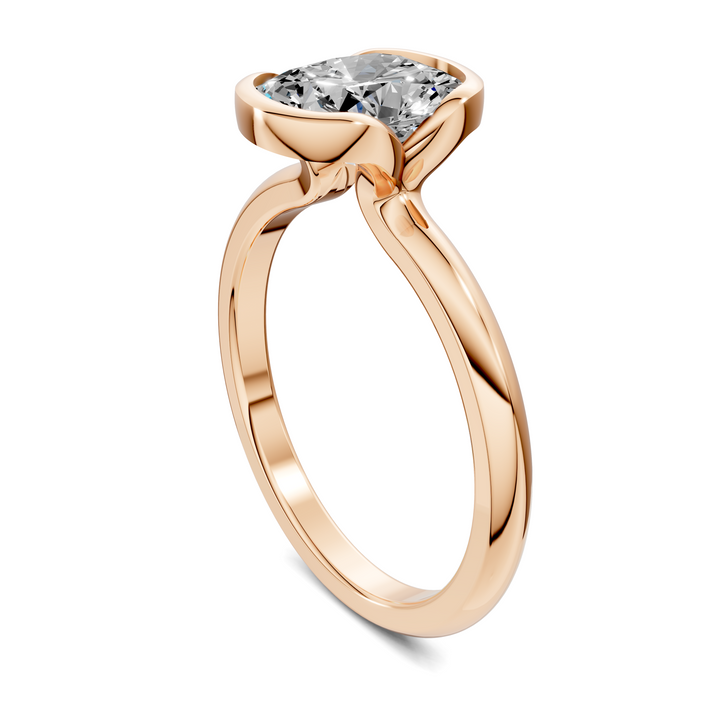 Shayla Half Bezel Ring Setting