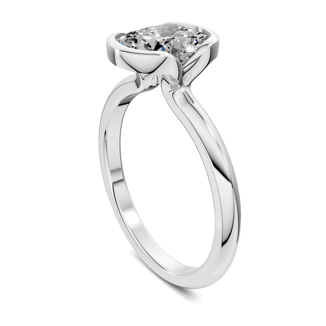 Shayla Half Bezel Ring Setting