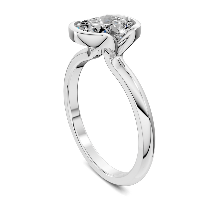 Shayla Half Bezel Ring Setting