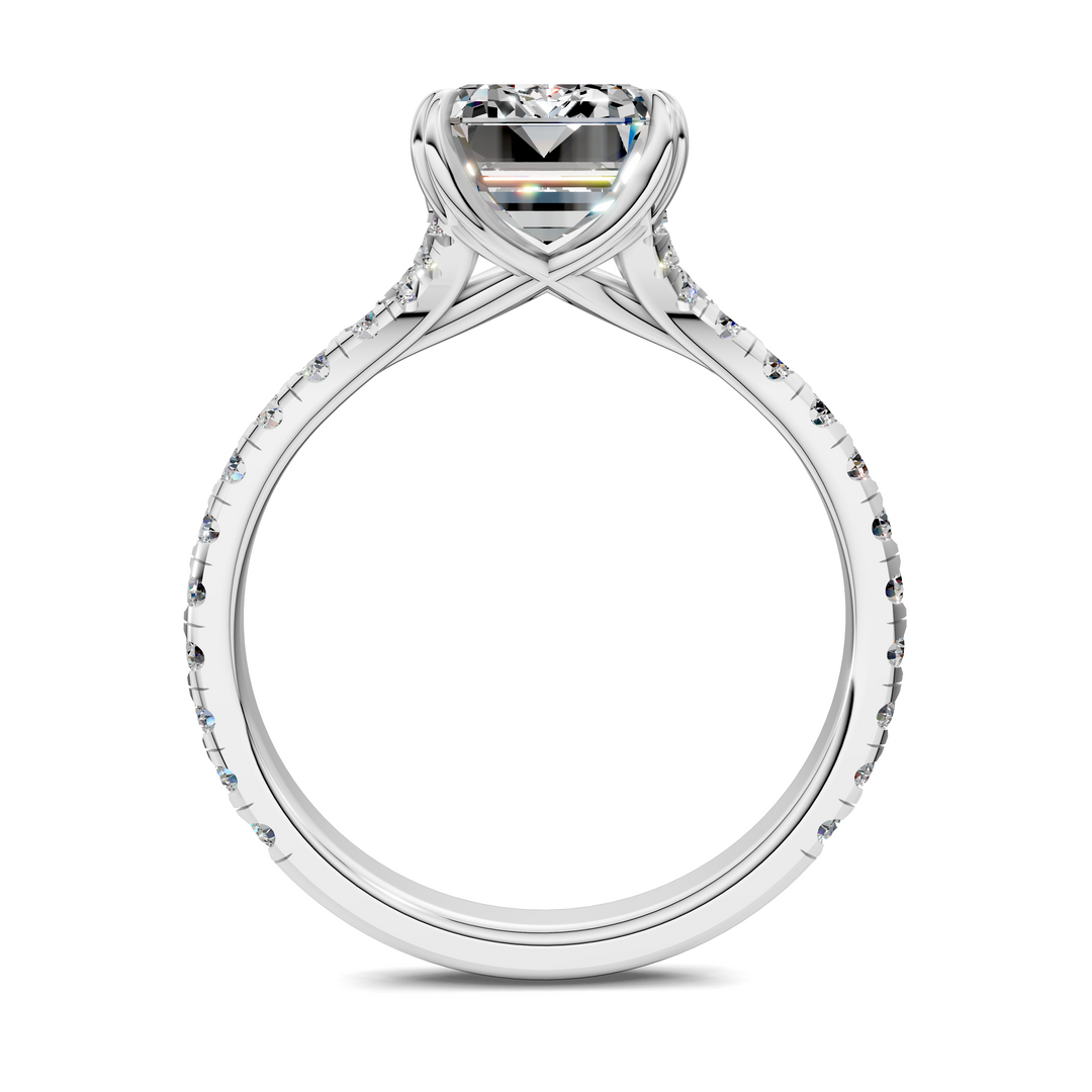 Brittani Split Shank Pavét Ring