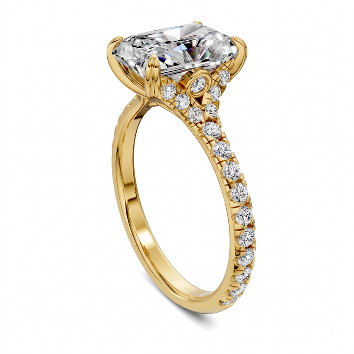 Brittani Split Shank Pavét Ring