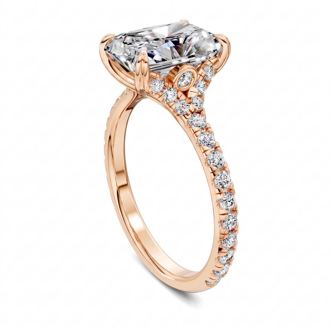Brittani Split Shank Pavét Ring