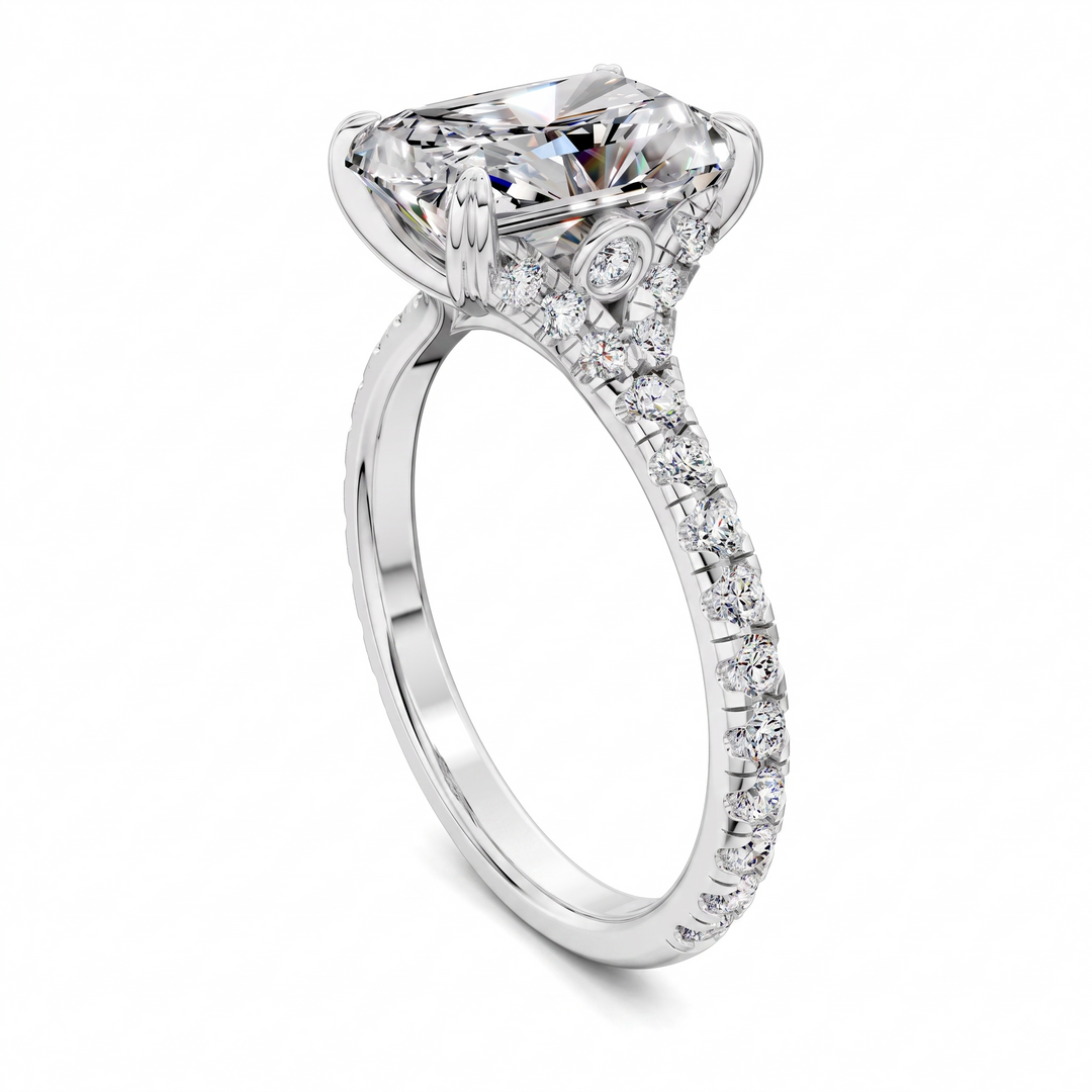 Brittani Split Shank Pavét Ring Setting