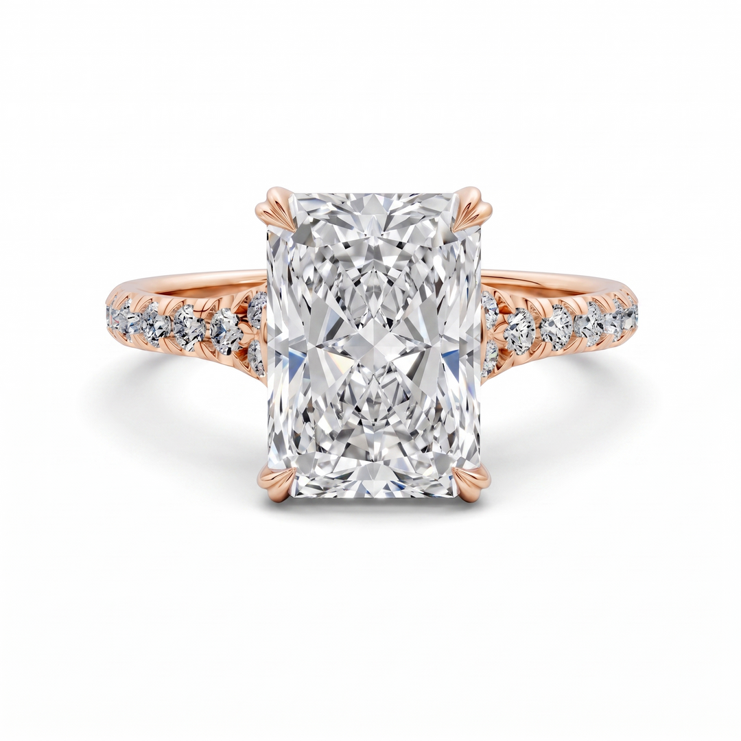 Brittani Split Shank Pavét Ring