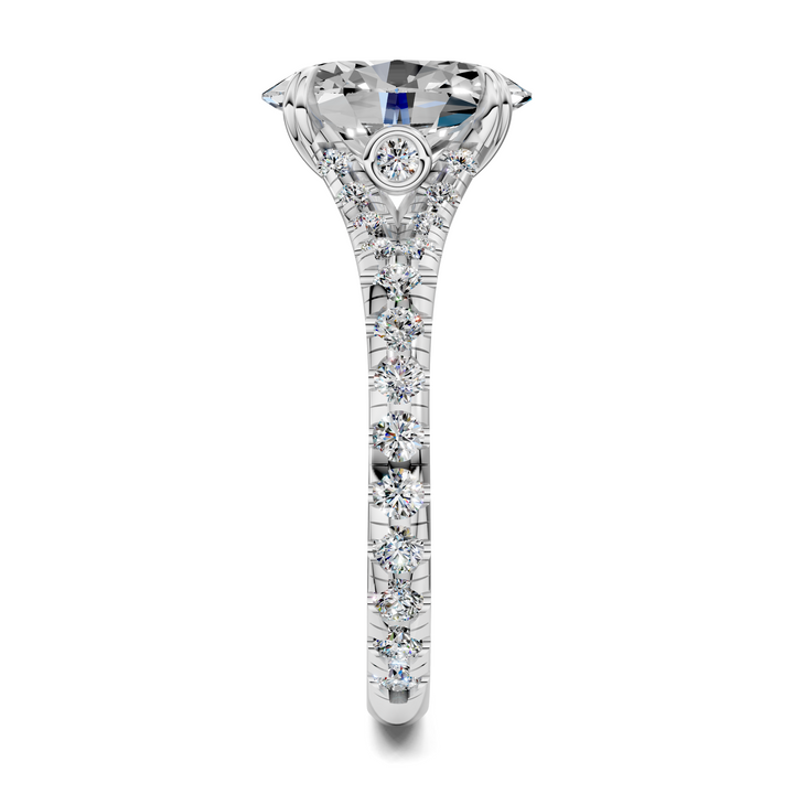 Brittani Split Shank Pavét Ring