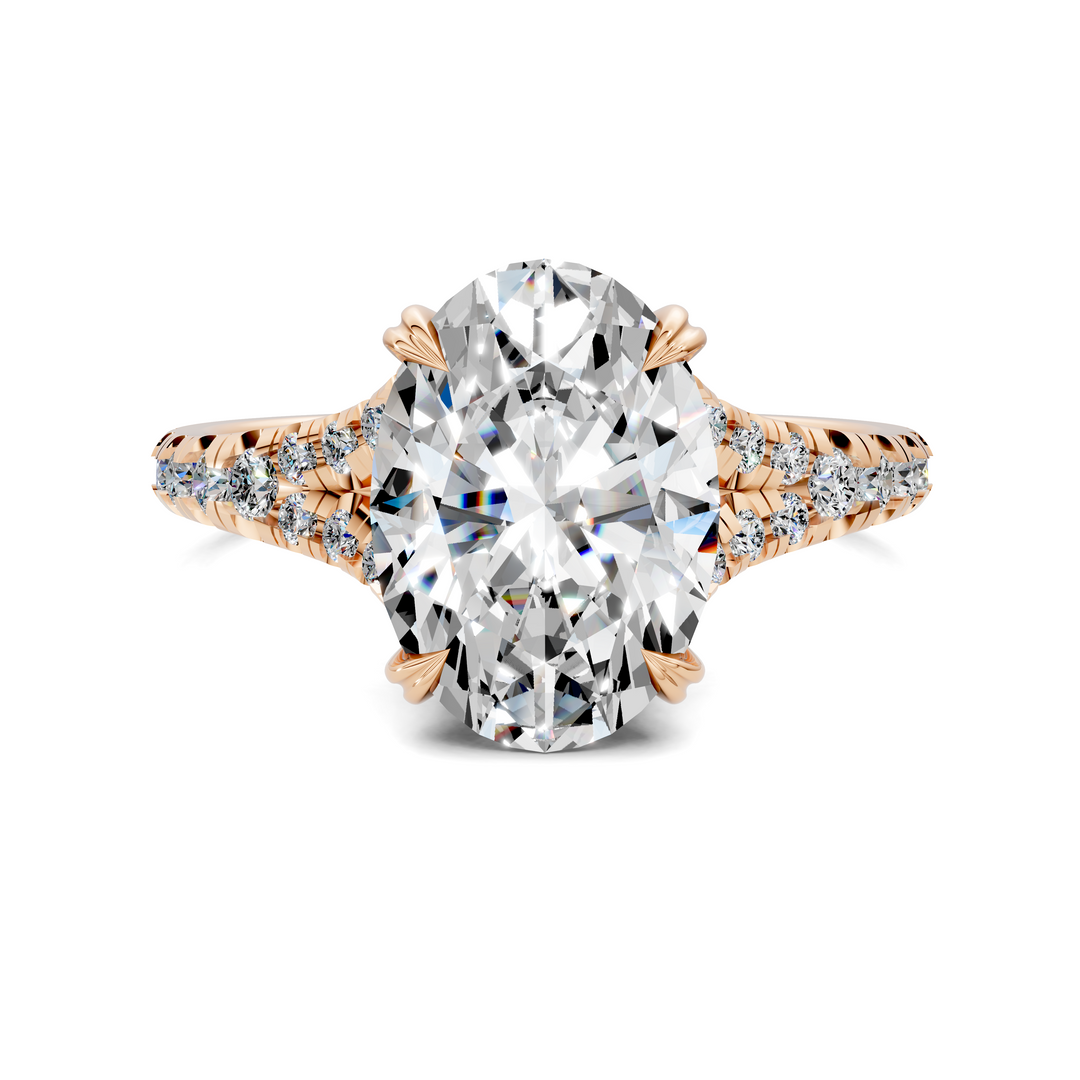 Brittani Split Shank Pavét Ring