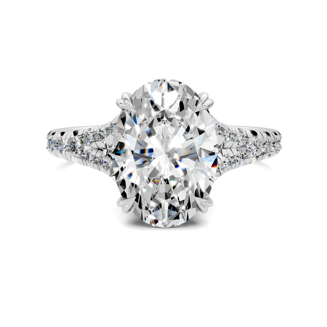 Brittani Split Shank Pavét Ring