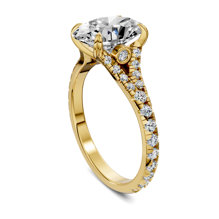 Brittani Split Shank Pavét Ring Setting