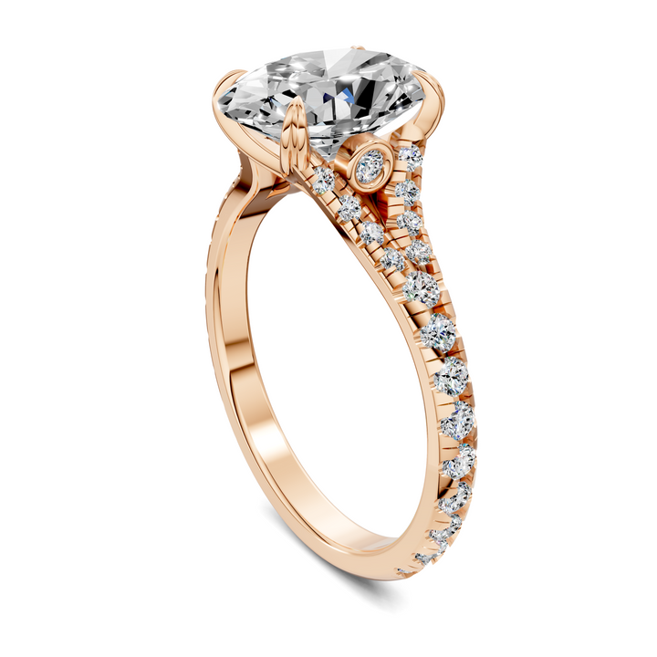 Brittani Split Shank Pavét Ring