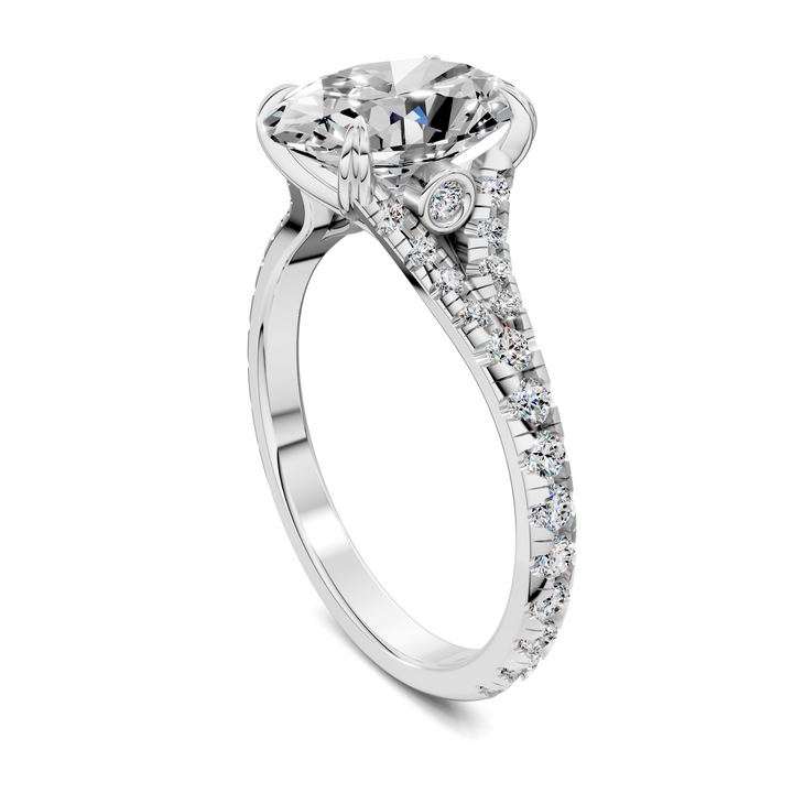Brittani Split Shank Pavét Ring