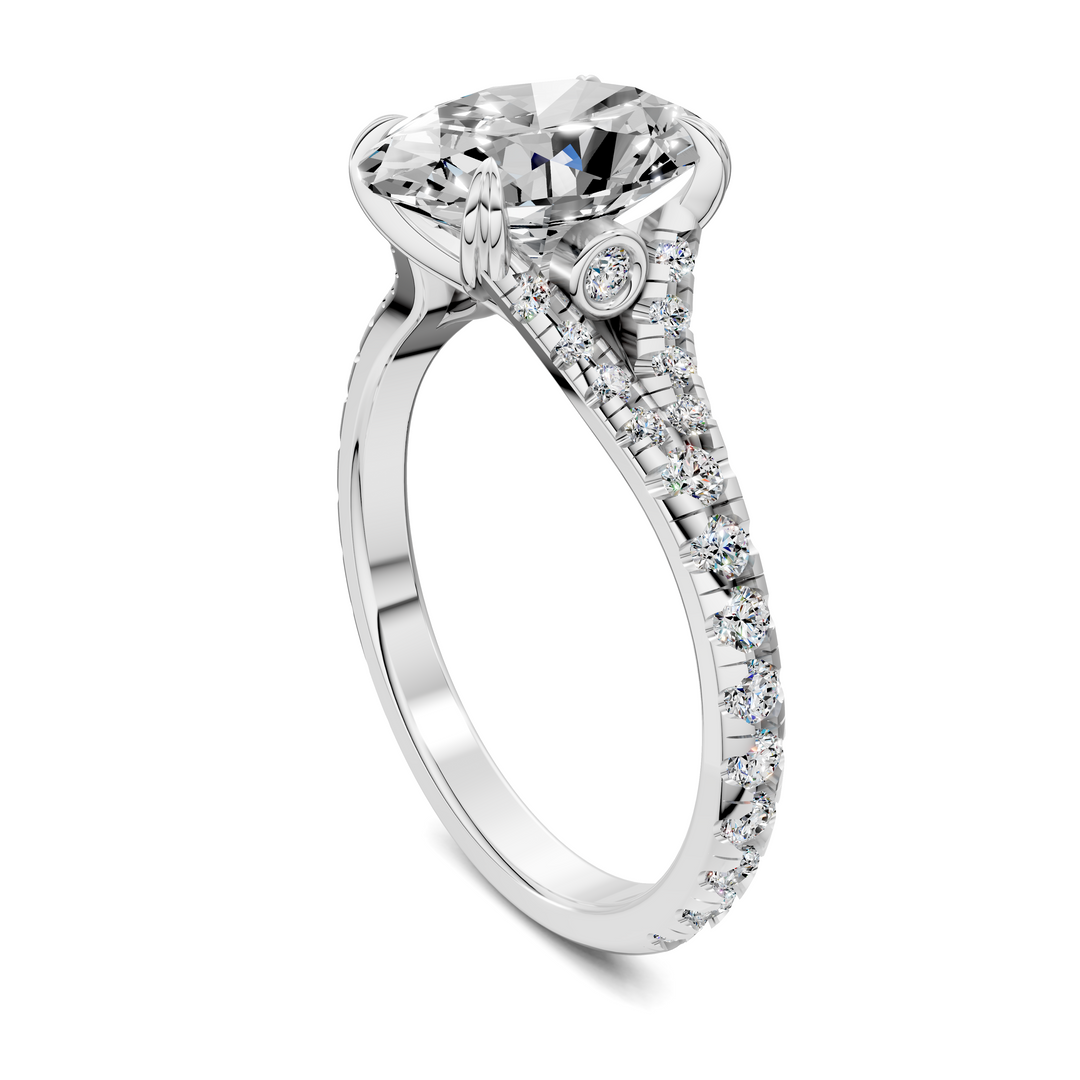 Brittani Split Shank Pavét Ring Setting