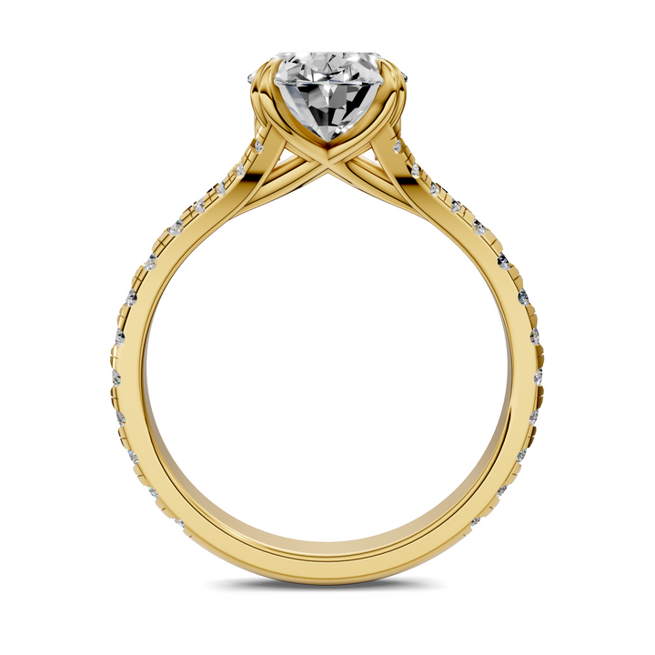 Brittani Split Shank Pavét Ring