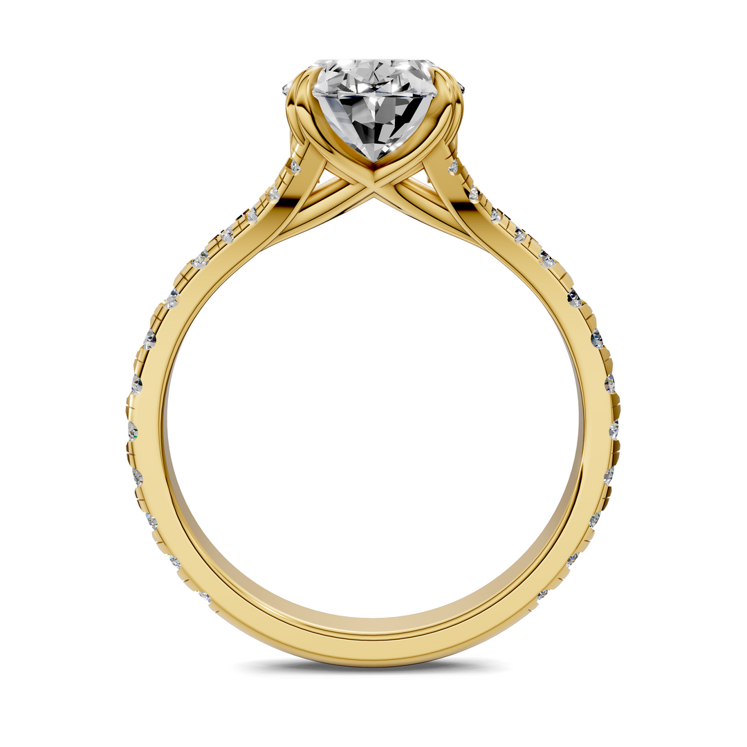 Brittani Split Shank Pavét Ring Setting