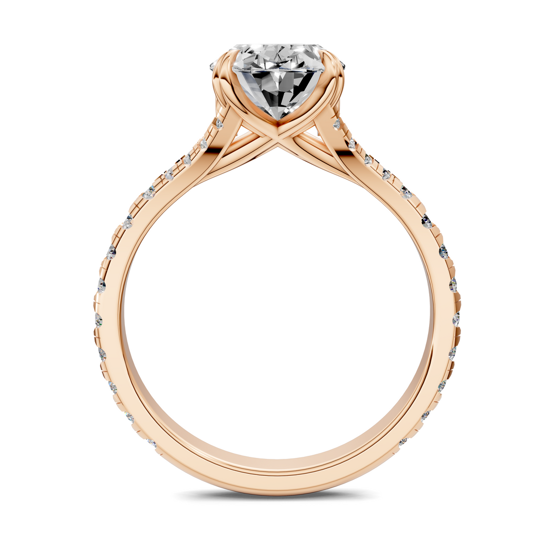 Brittani Split Shank Pavét Ring