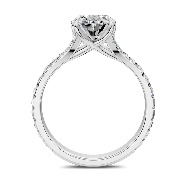 Brittani Split Shank Pavét Ring