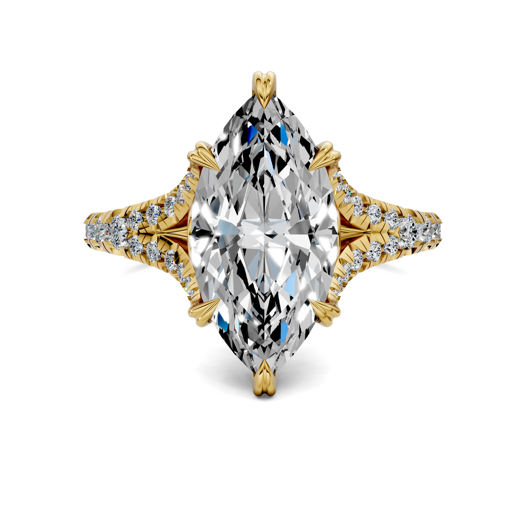Brittani Split Shank Pavét Ring Setting