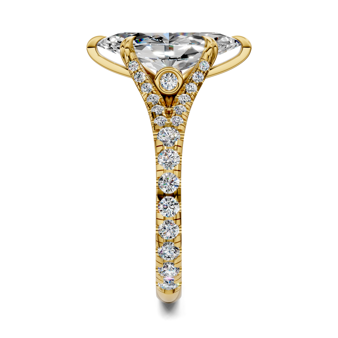 Brittani Split Shank Pavét Ring Setting