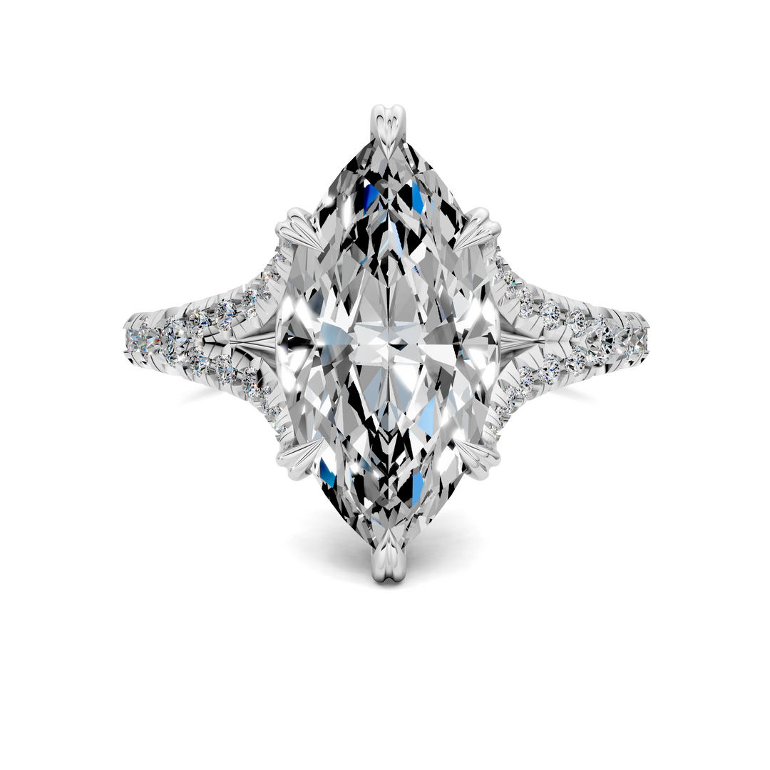 Brittani Split Shank Pavét Ring Setting