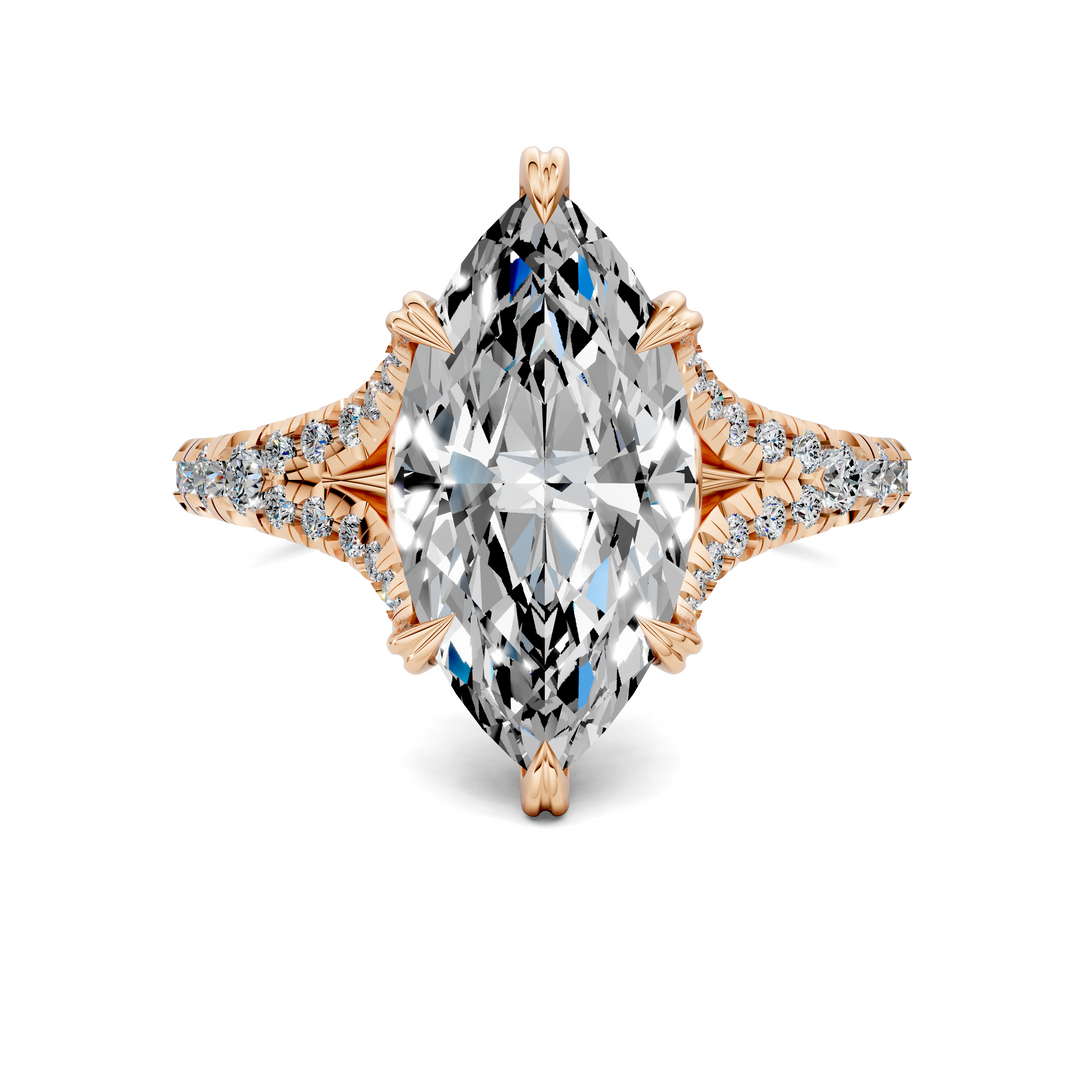 Brittani Split Shank Pavét Ring Setting