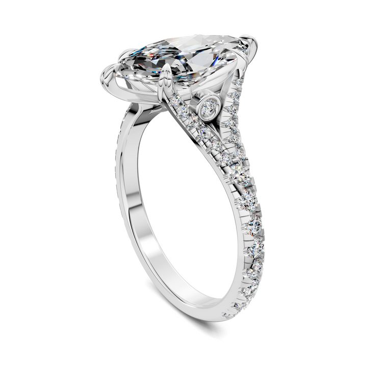 Brittani Split Shank Pavét Ring Setting