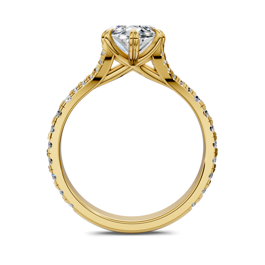 Brittani Split Shank Pavét Ring Setting