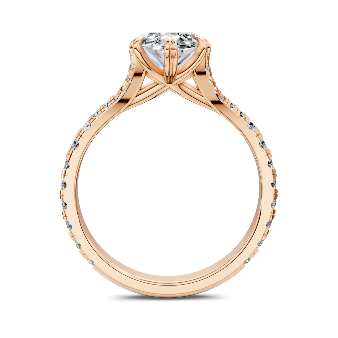 Brittani Split Shank Pavét Ring Setting