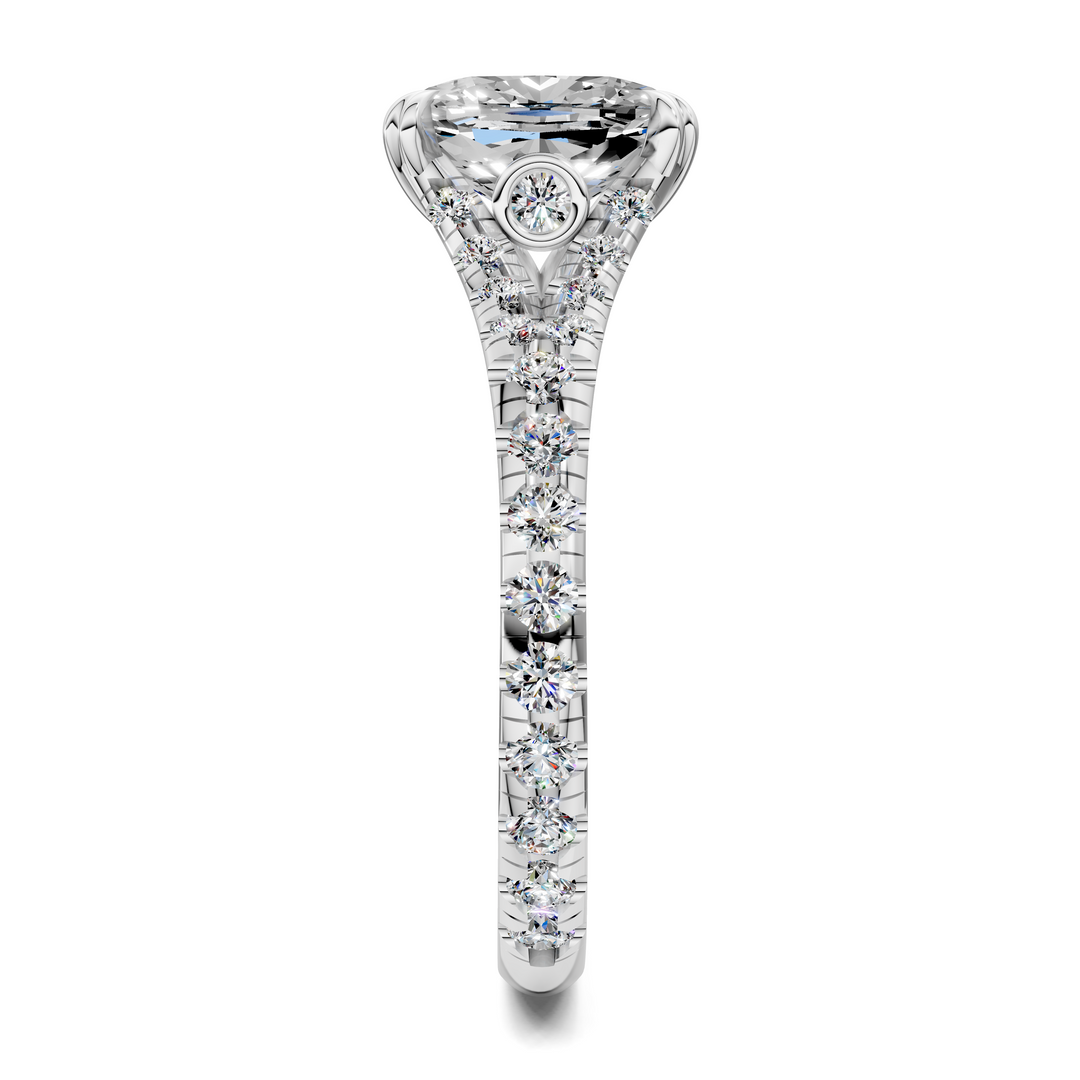 Brittani Split Shank Pavét Ring