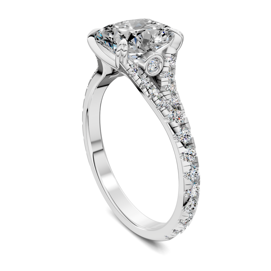 Brittani Split Shank Pavét Ring