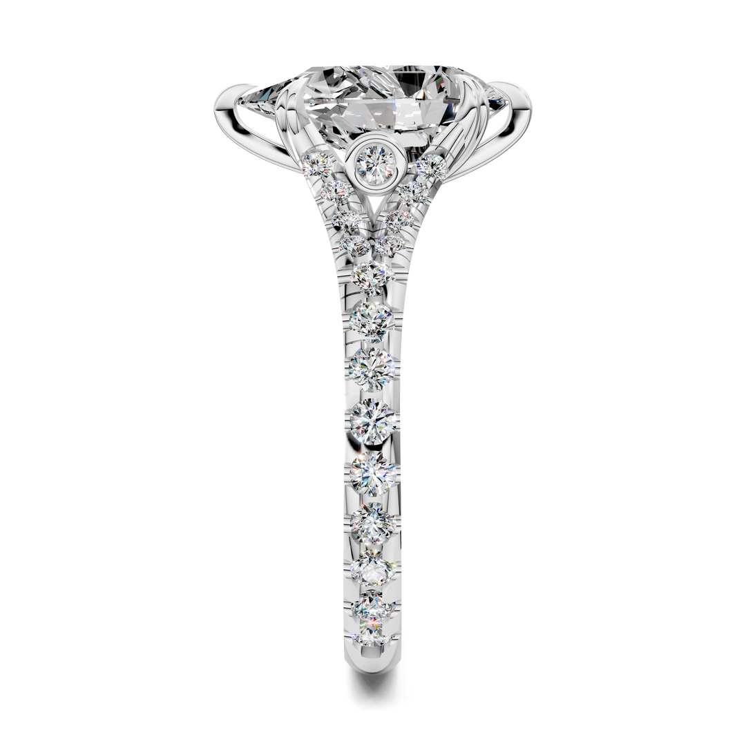 Brittani Split Shank Pavét Ring Setting