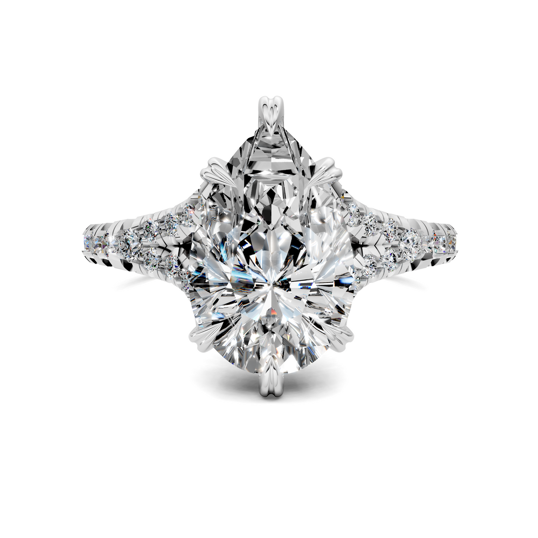 Brittani Split Shank Pavét Ring Setting