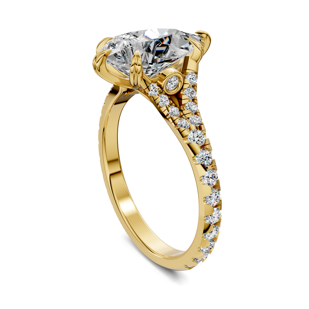 Brittani Split Shank Pavét Ring Setting