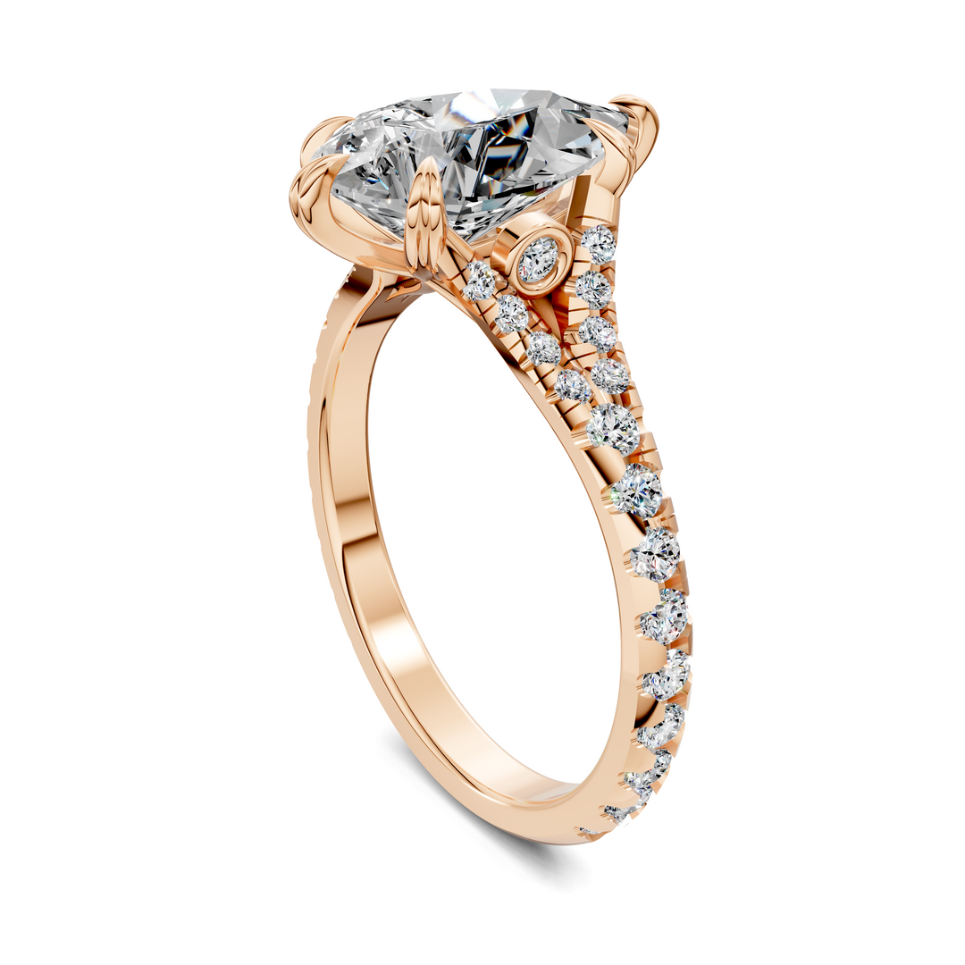 Brittani Split Shank Pavét Ring