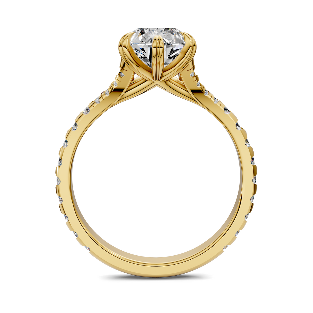 Brittani Split Shank Pavét Ring Setting