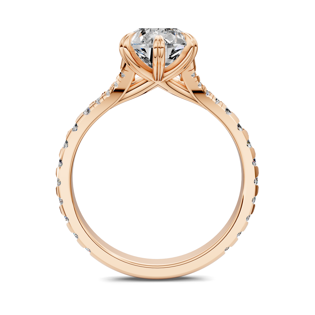 Brittani Split Shank Pavét Ring Setting