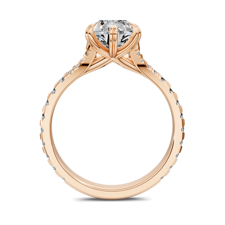 Brittani Split Shank Pavét Ring Setting