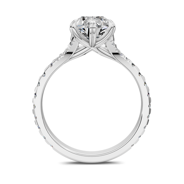 Brittani Split Shank Pavét Ring