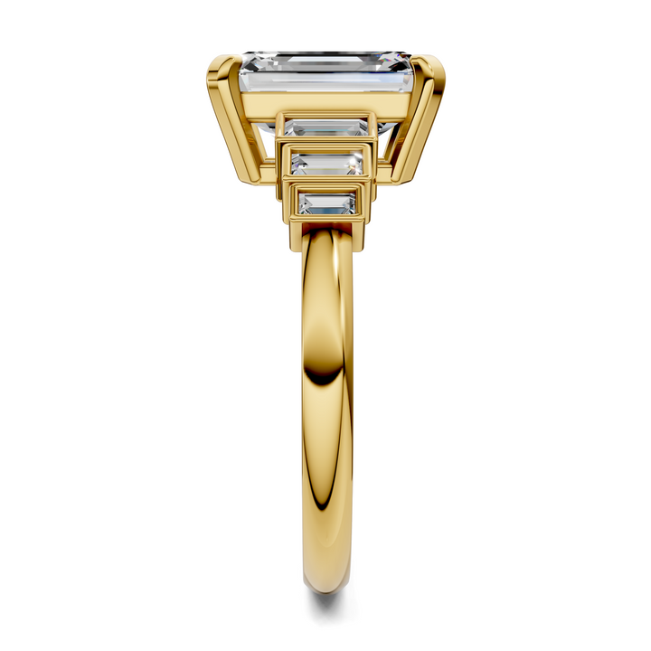 Lillian Bezel Baguette Ring Setting
