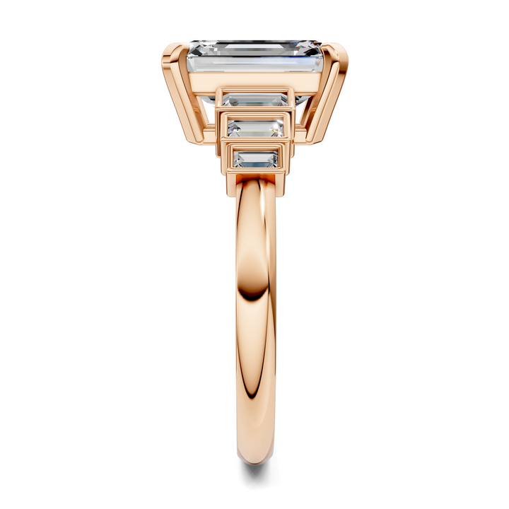 Lillian Bezel Baguette Ring
