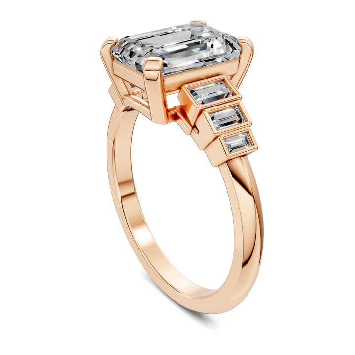 Lillian Bezel Baguette Ring