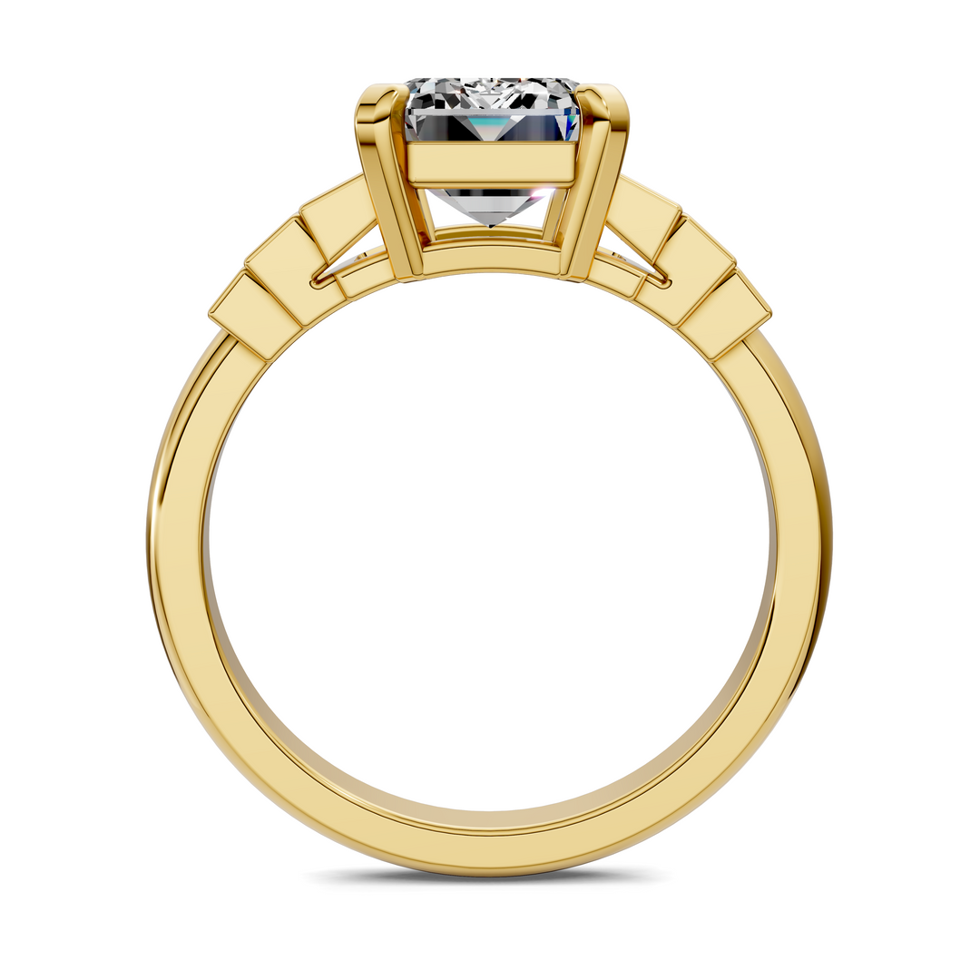 Lillian Bezel Baguette Ring Setting