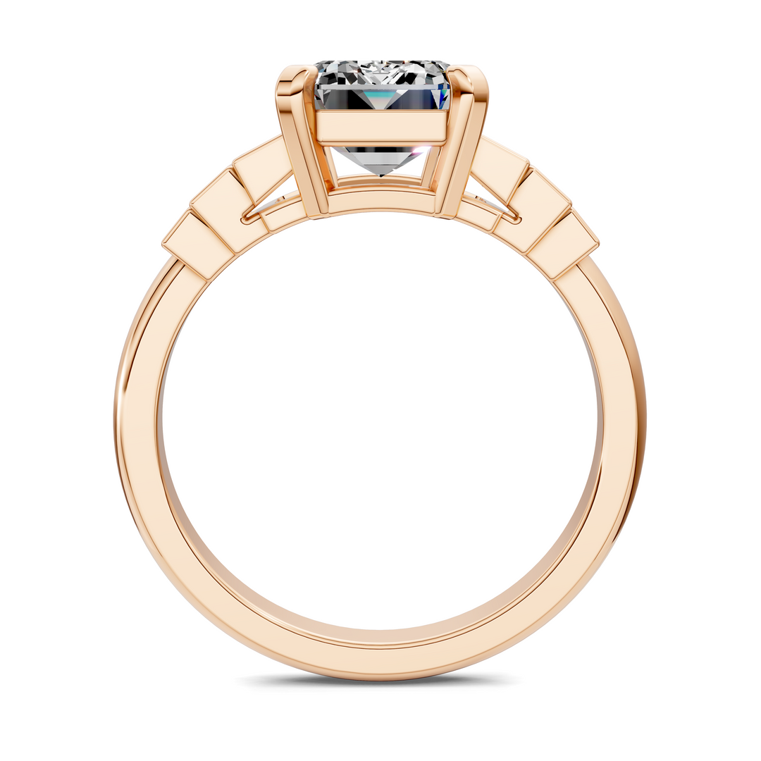 Lillian Bezel Baguette Ring Setting